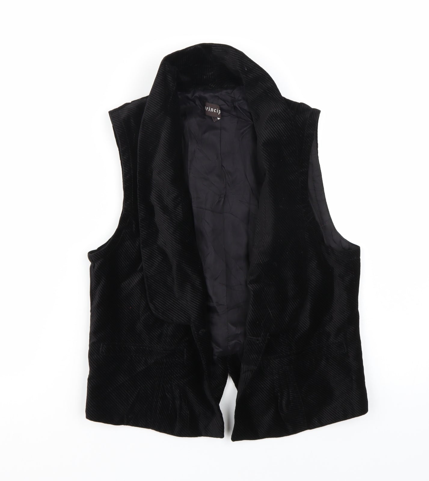 Principles Womens Black   Jacket Waistcoat Size 12