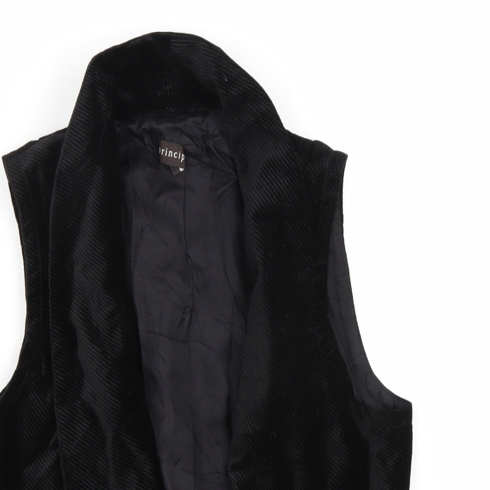 Principles Womens Black   Jacket Waistcoat Size 12