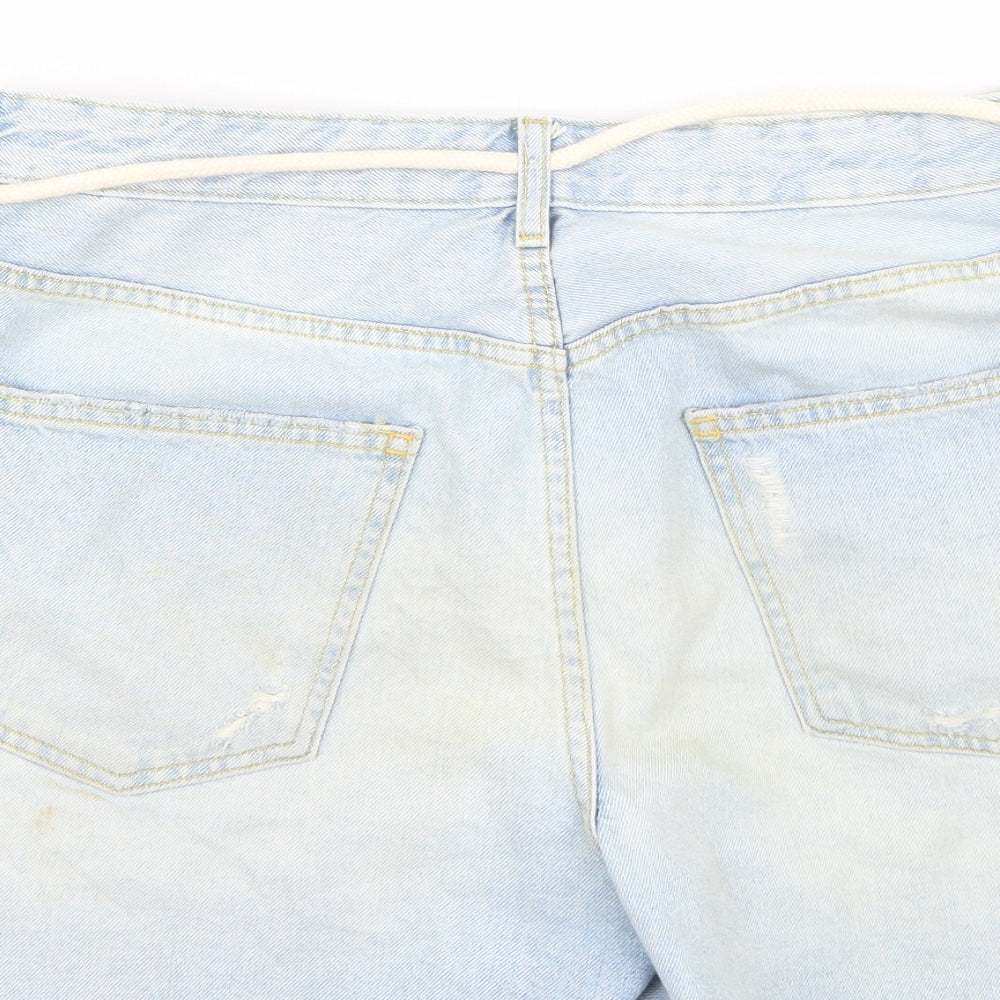 Zara Mens Blue   Bermuda Shorts Size 34