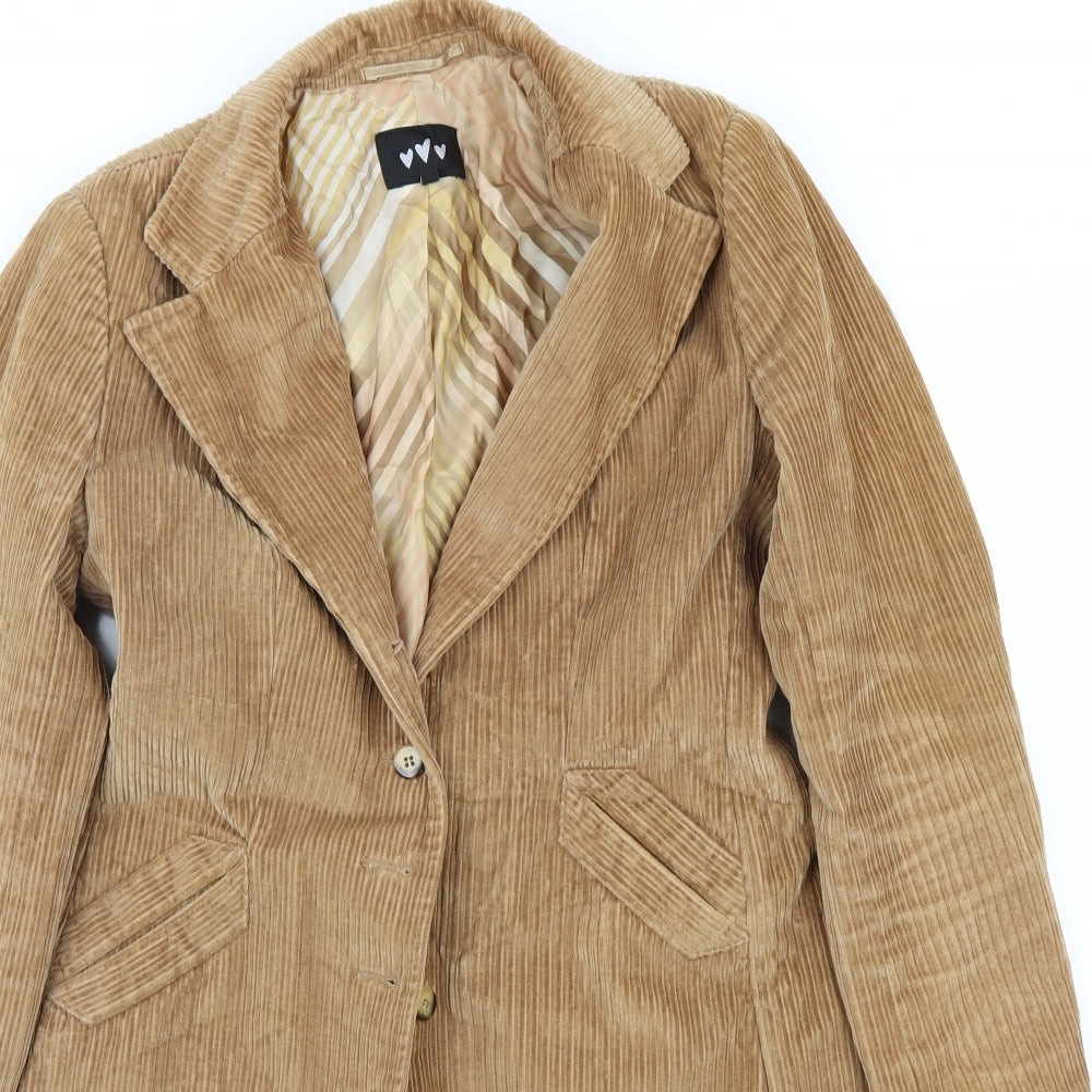 Per Una Womens Brown   Jacket Coat Size 8