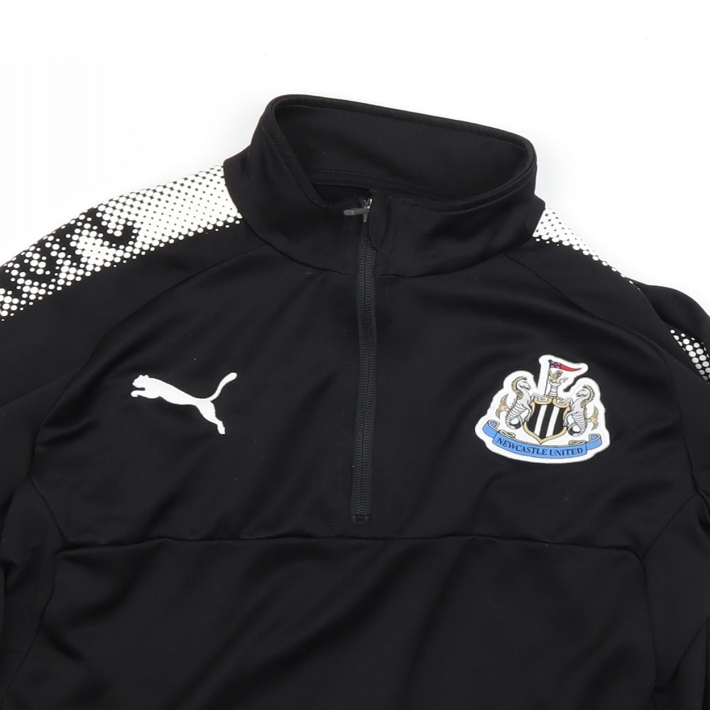 PUMA Boys Black   Pullover Sweatshirt Size 13-14 Years  - Newcastle United
