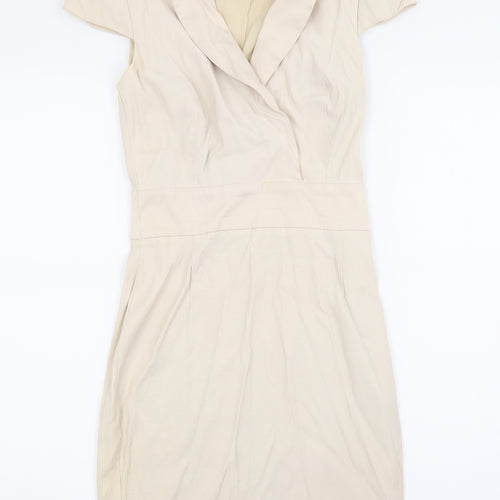 French Connection Womens Ivory   Pencil Dress  Size 6