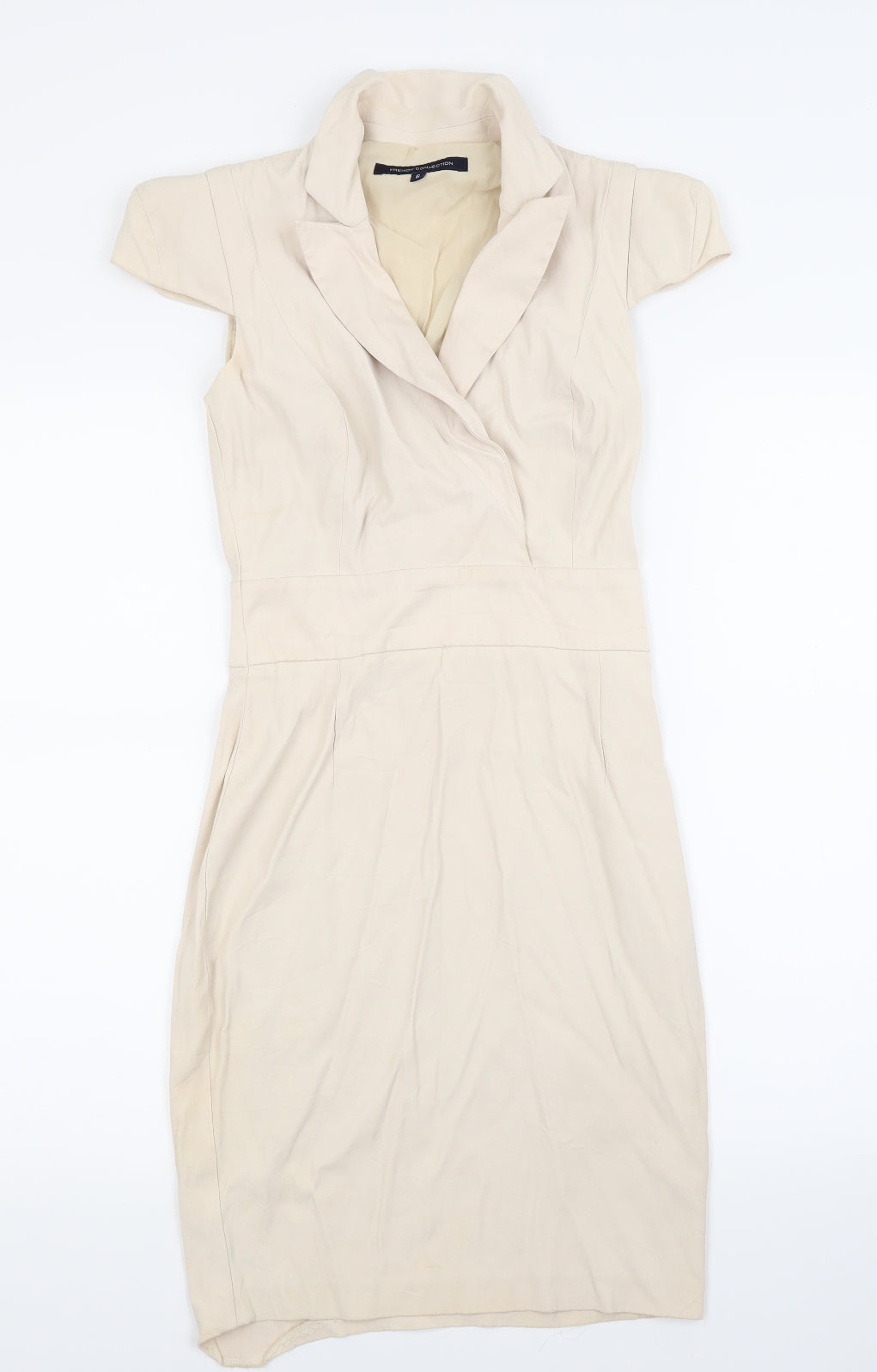 French Connection Womens Ivory   Pencil Dress  Size 6