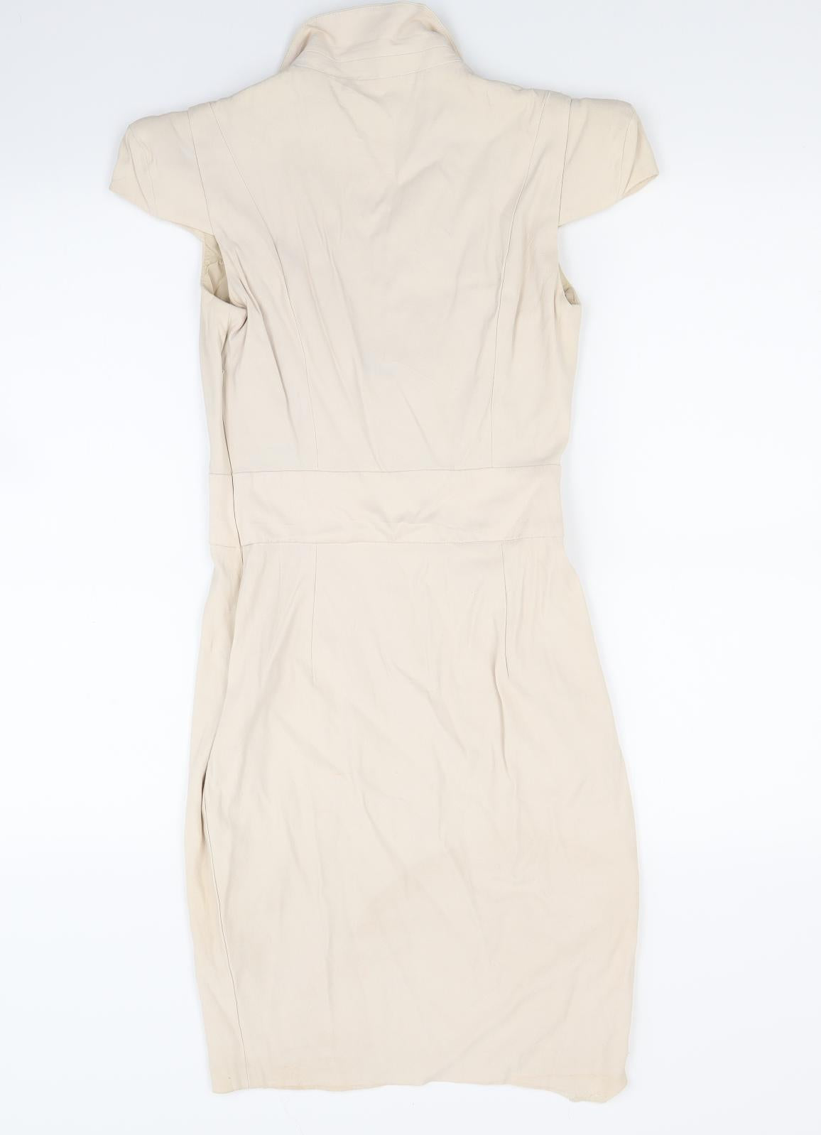 French Connection Womens Ivory   Pencil Dress  Size 6
