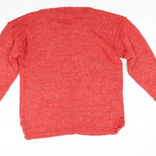 Theme Womens Red   Pullover Jumper Size 18