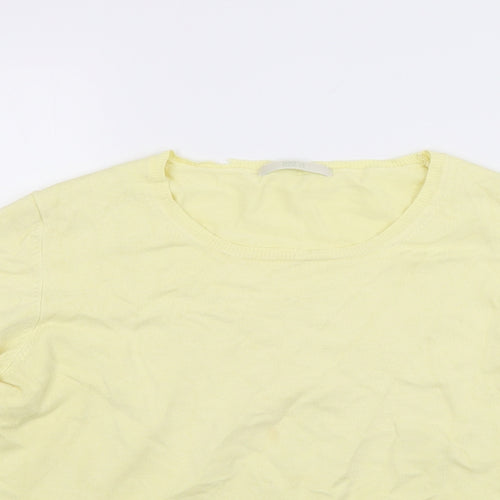 Marks and Spencer Womens Yellow   Pullover Jumper Size 16