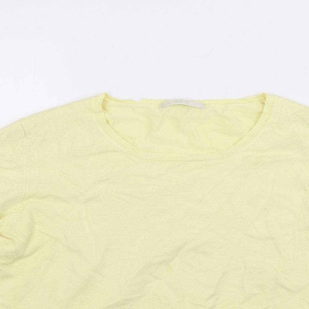 Marks and Spencer Womens Yellow   Pullover Jumper Size 16