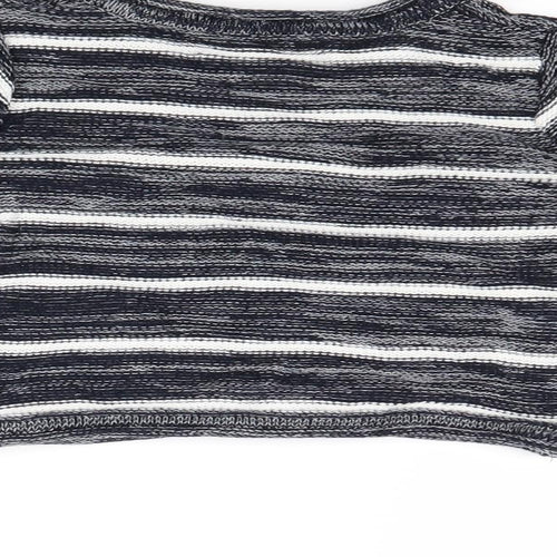 Primark Boys Blue Striped  Pullover Jumper Size 6-9 Months