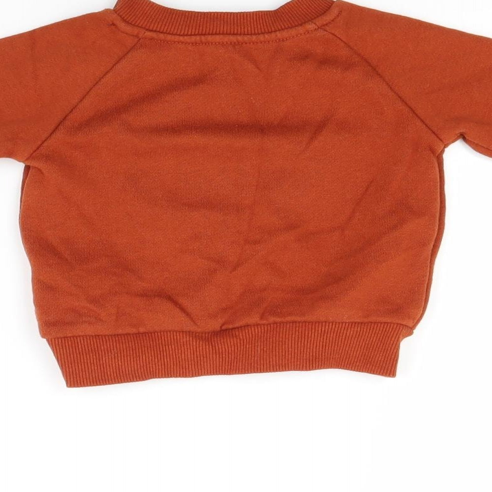 Primark Boys Brown   Pullover Jumper Size 6-9 Months