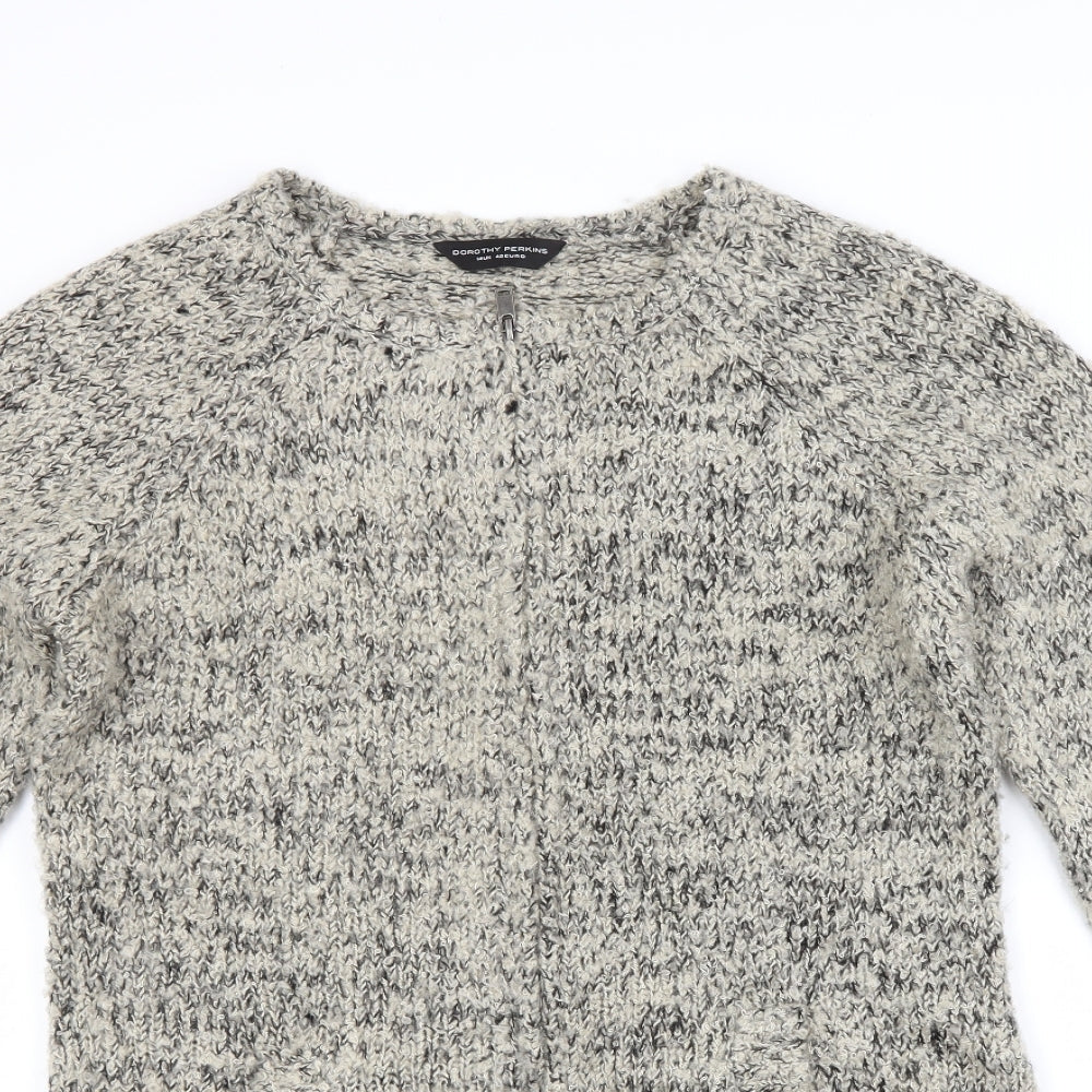 Dorothy Perkins Womens Grey   Jumper Dress  Size 14