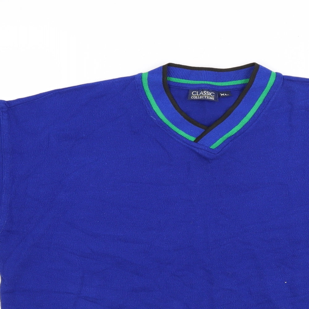 Classic Womens Blue   Pullover Jumper Size XL