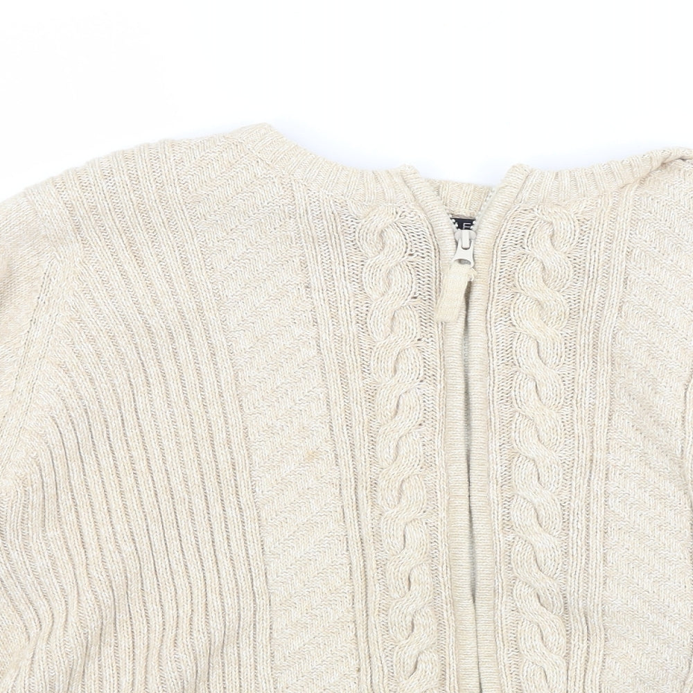 isle Womens Beige   Cardigan Jumper Size 22