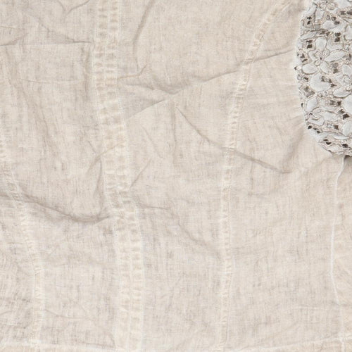 W eza Womens Beige   Jacket Coat Size L