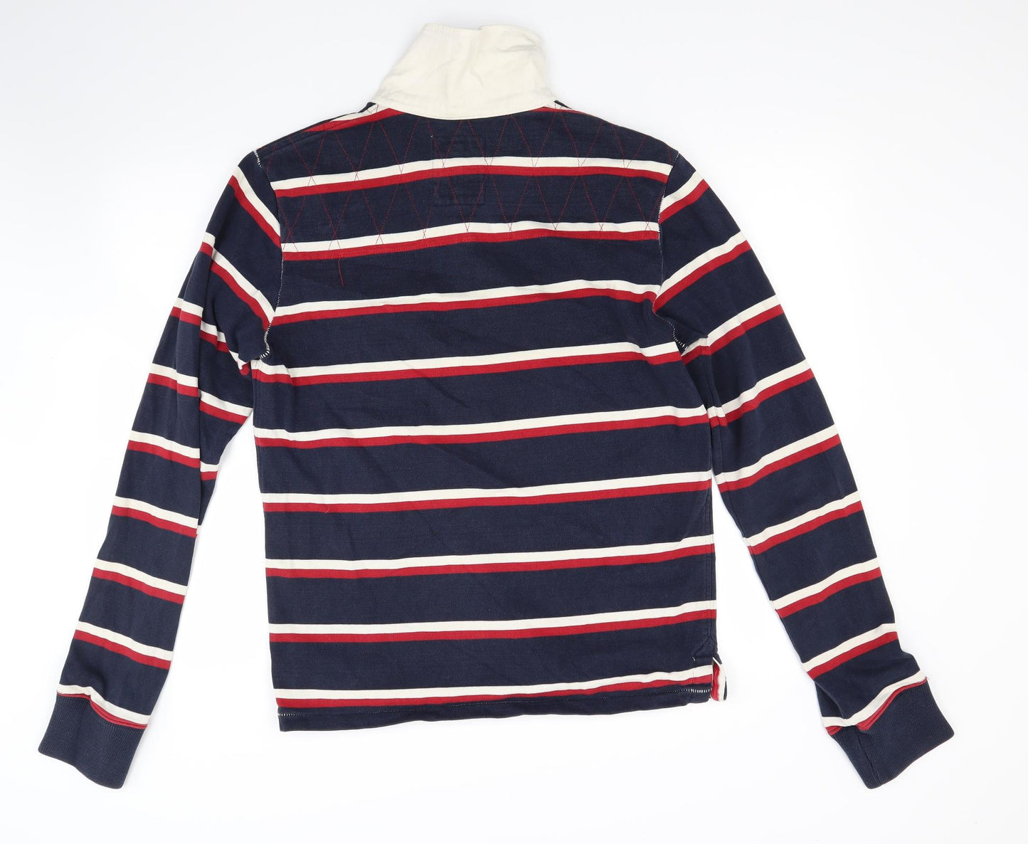 LTB Mens Blue Striped   Polo Size L