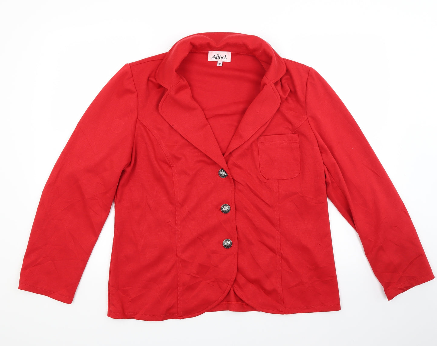 Afibel Womens Red   Jacket Coat Size 18