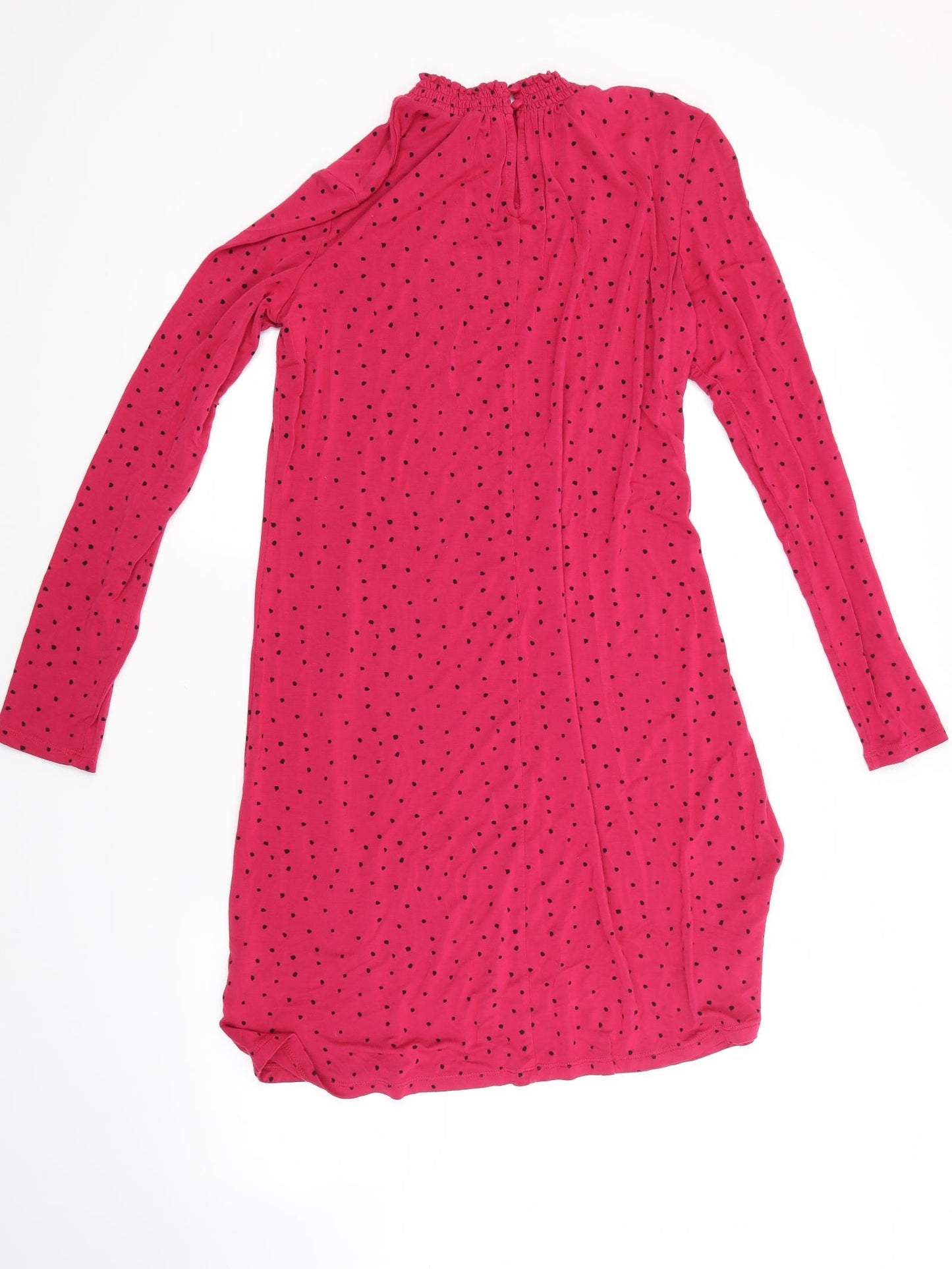 Marks and Spencer Womens Red Polka Dot  A-Line  Size 10