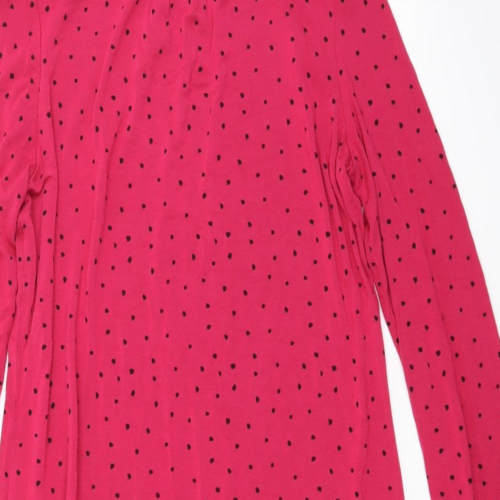 Marks and Spencer Womens Red Polka Dot  A-Line  Size 10