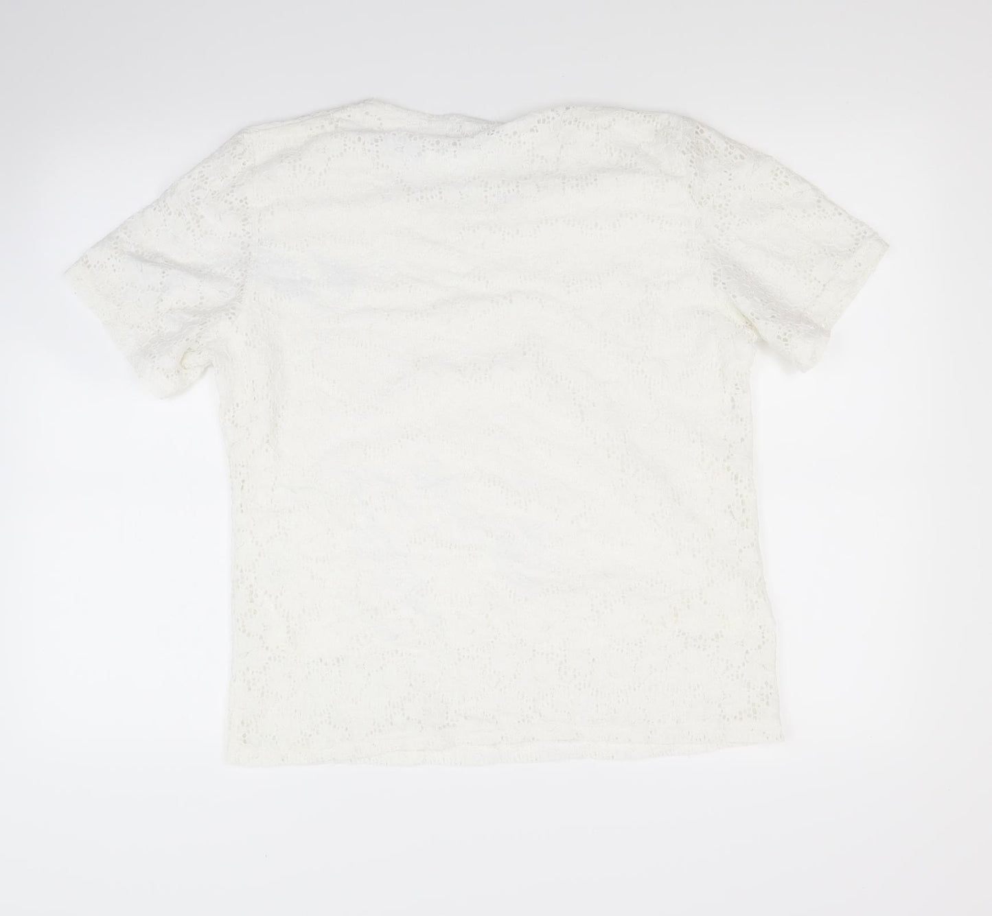 paramour Womens White   Basic Blouse Size L