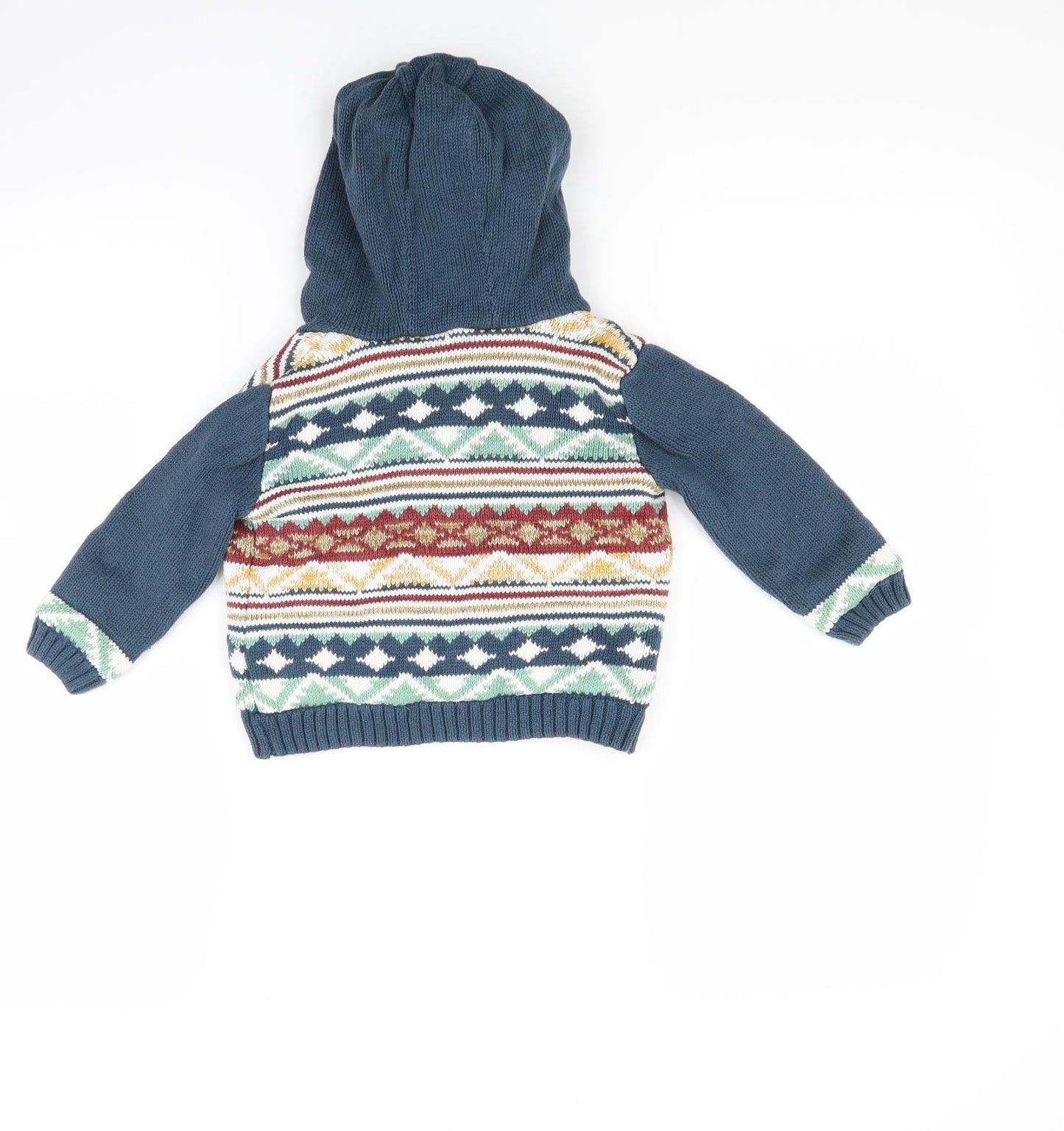 TU Boys Blue   Cardigan Jumper Size 9-12 Months