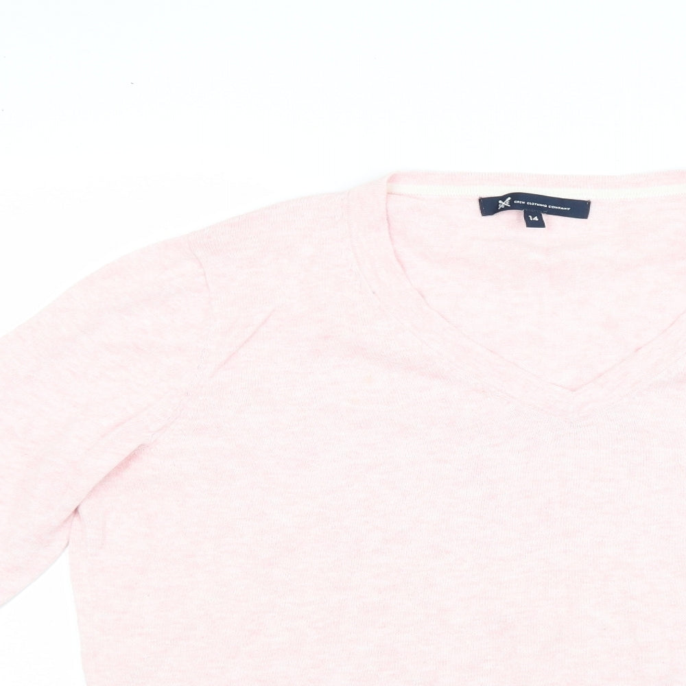 Crew Clothing Womens Pink   Pullover Jumper Size 14