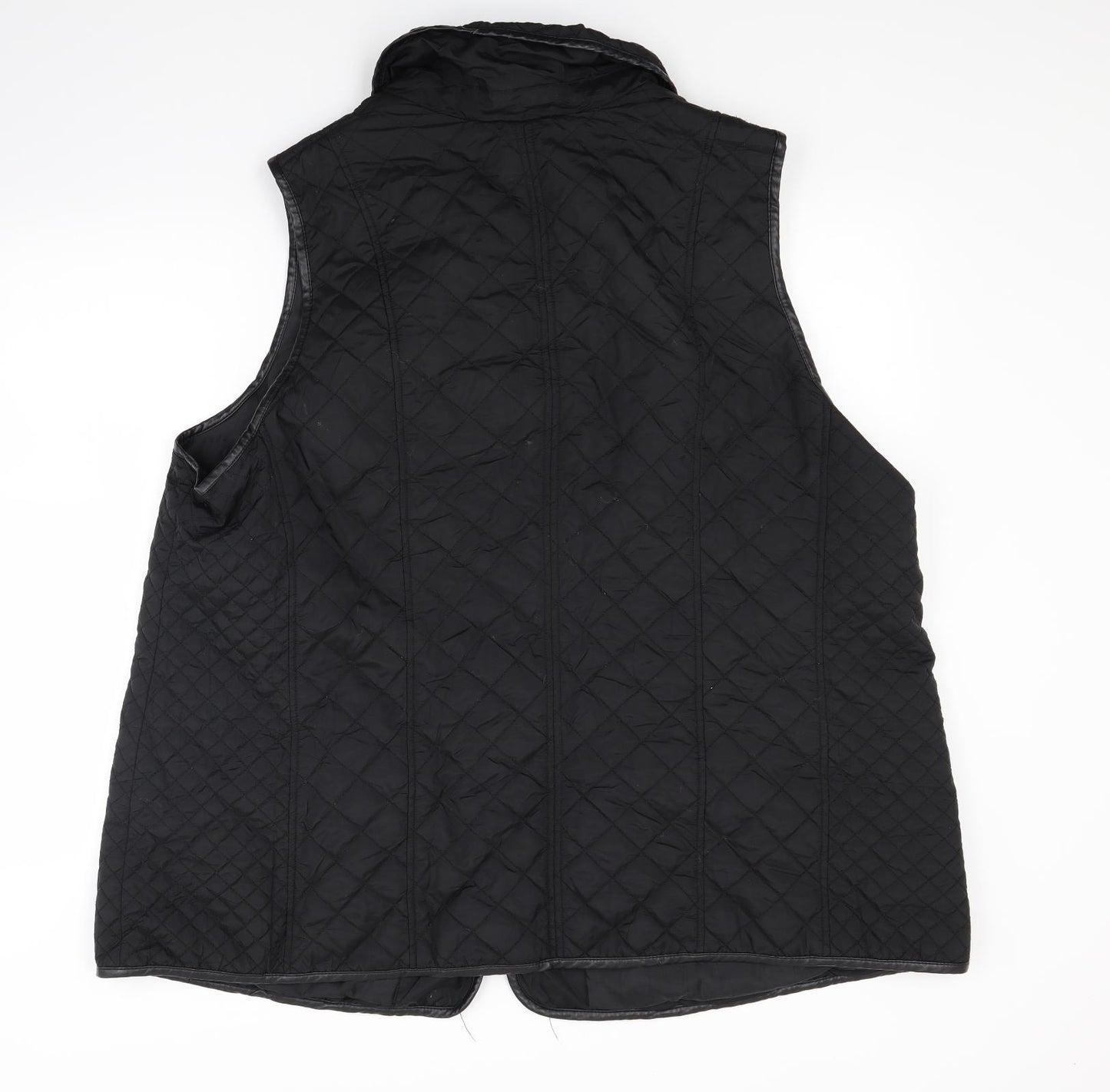 Debenhams Womens Black   Gilet Coat Size 28