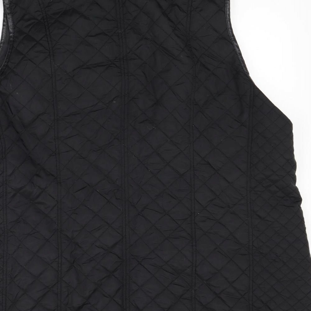 Debenhams Womens Black   Gilet Coat Size 28