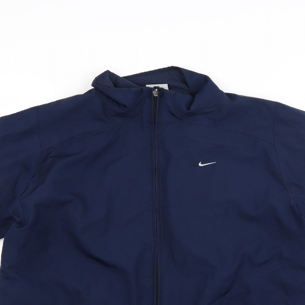 Nike Mens Blue   Jacket Coat Size S