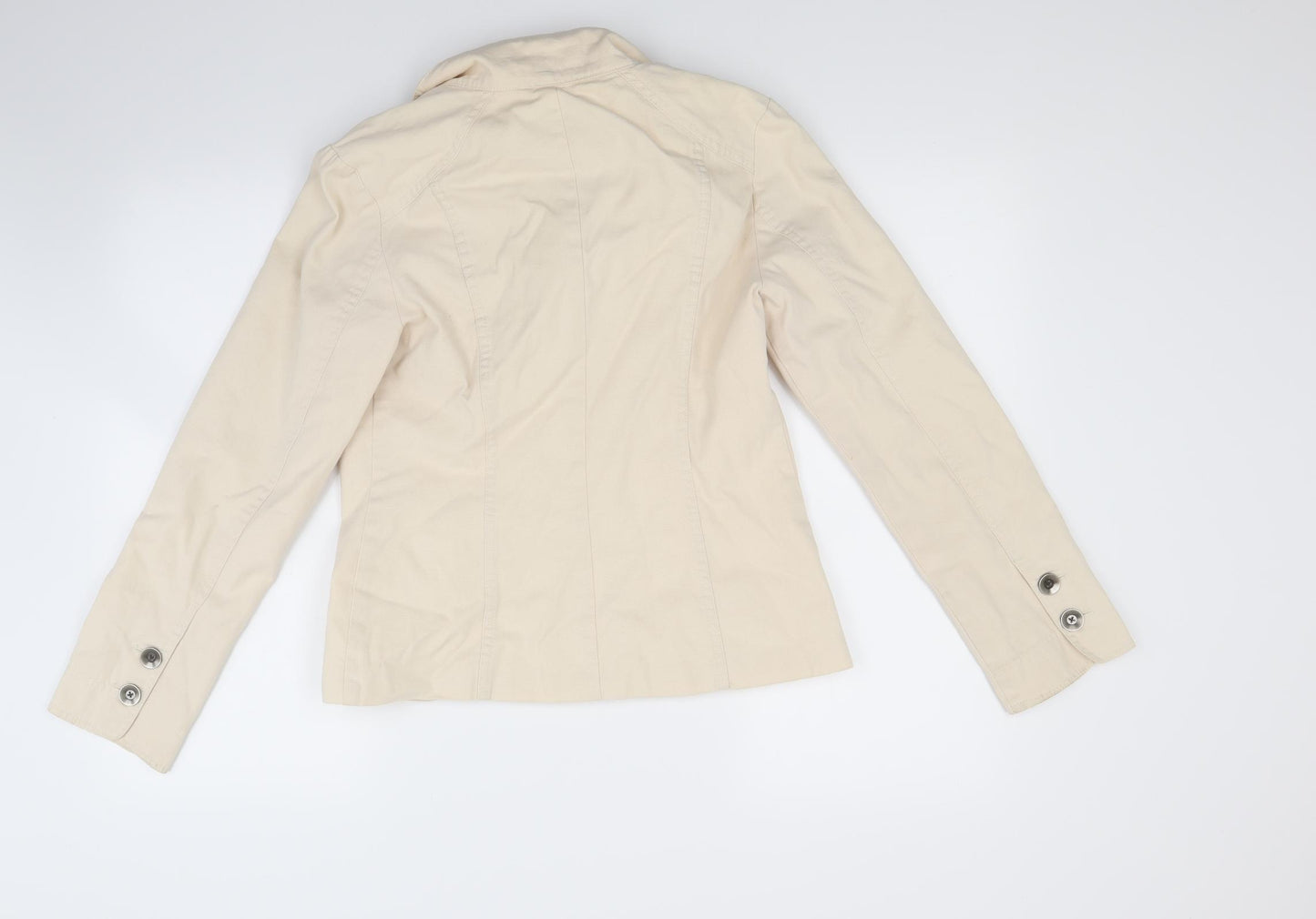 Wallis Womens Beige   Jacket Coat Size 10