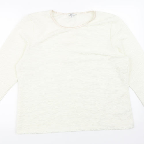 Klass Womens White   Basic T-Shirt Size XL