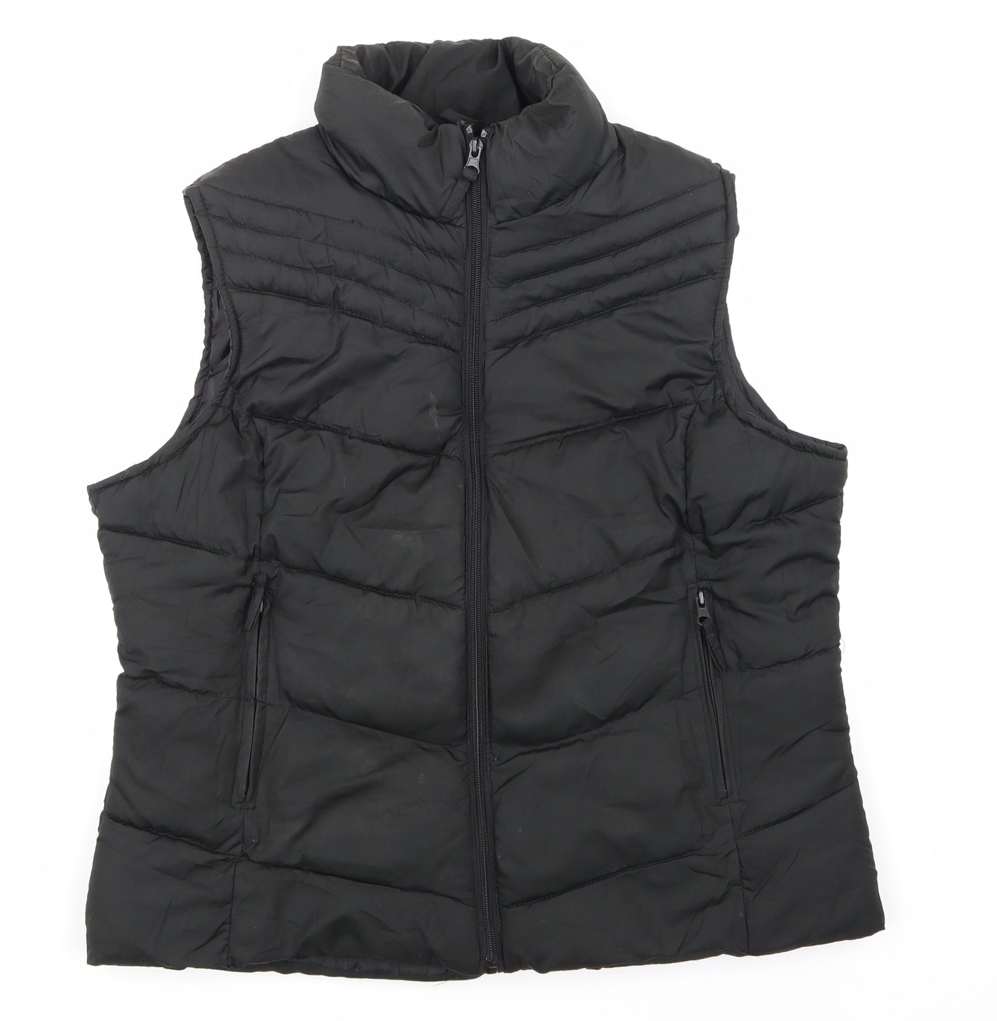 Authentic Casual Wear Womens Black   Gilet Jacket Size 16