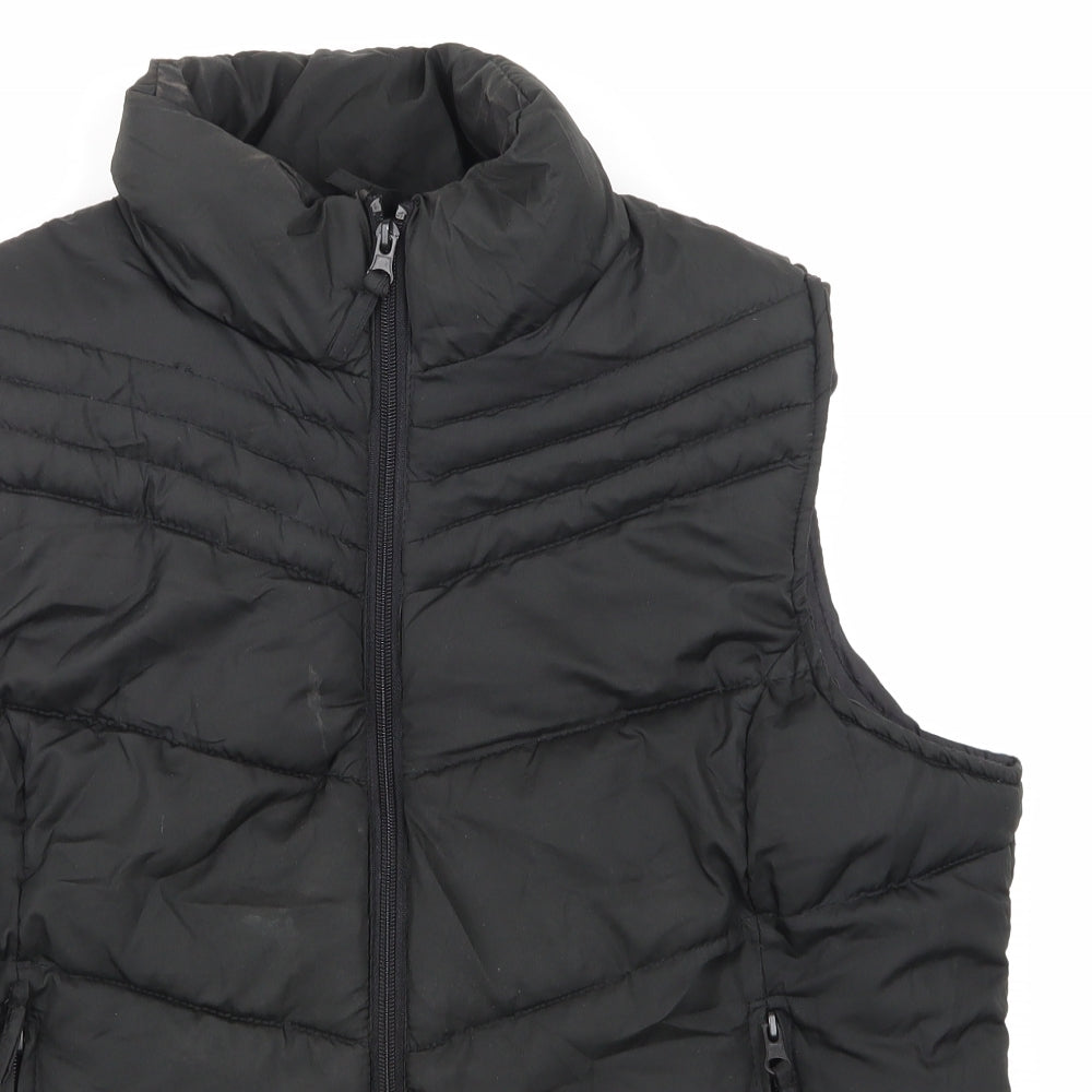 Authentic Casual Wear Womens Black   Gilet Jacket Size 16
