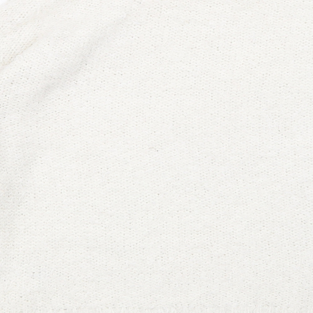 F&F Womens White   Pullover Jumper Size 12