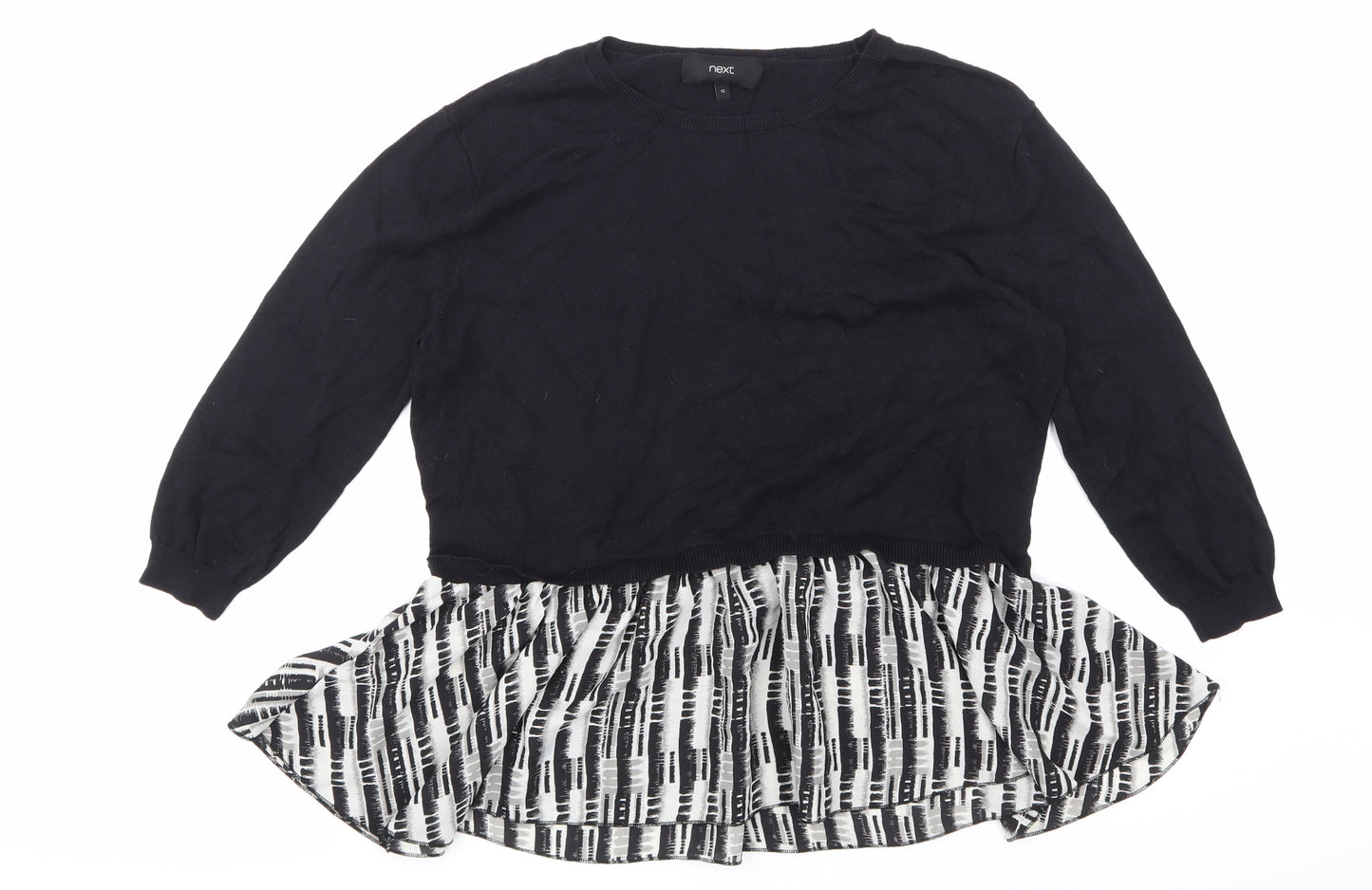 NEXT Womens Black   Basic T-Shirt Size 12