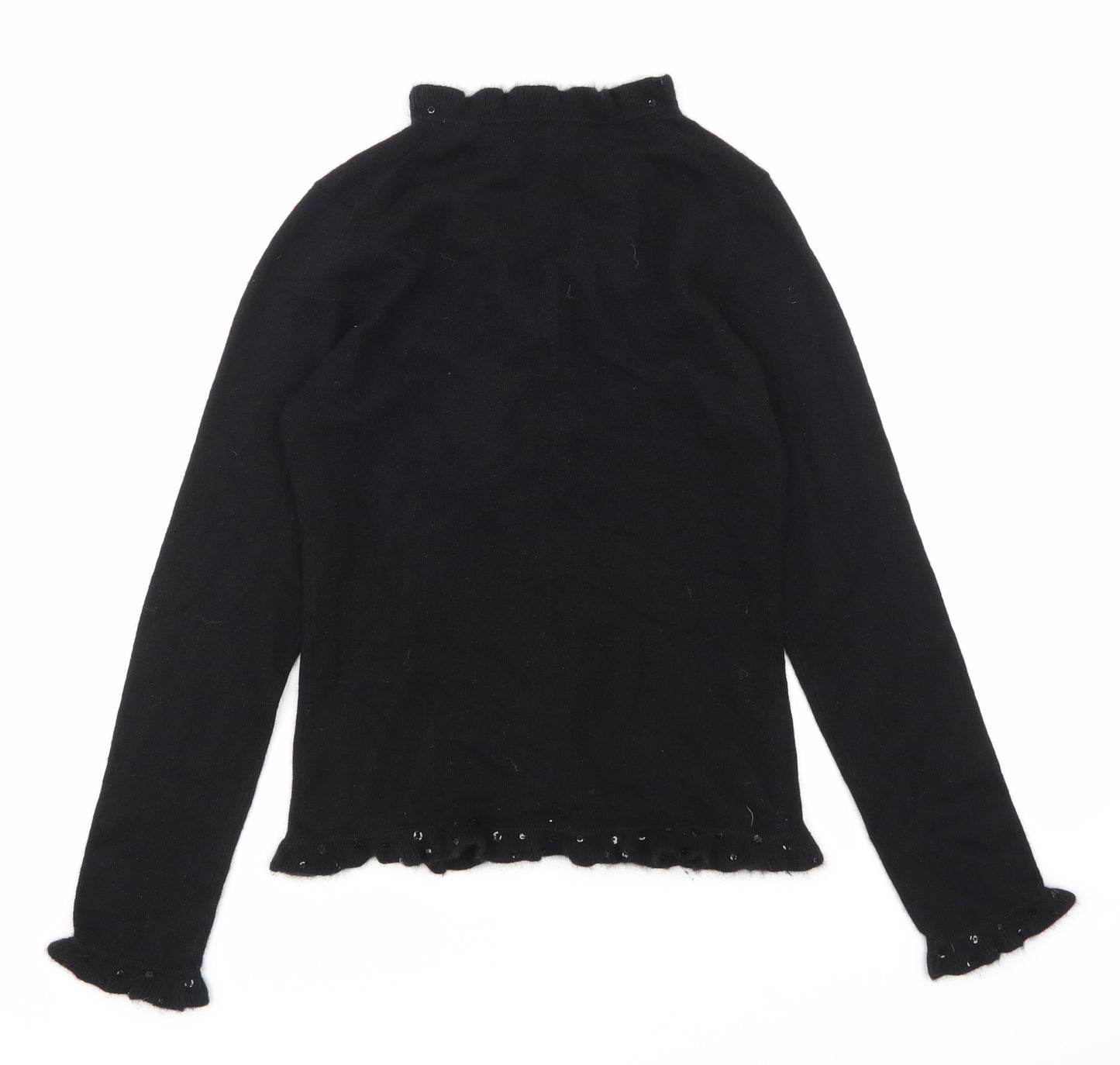 John Lewis Womens Black   Cardigan Jumper Size 10