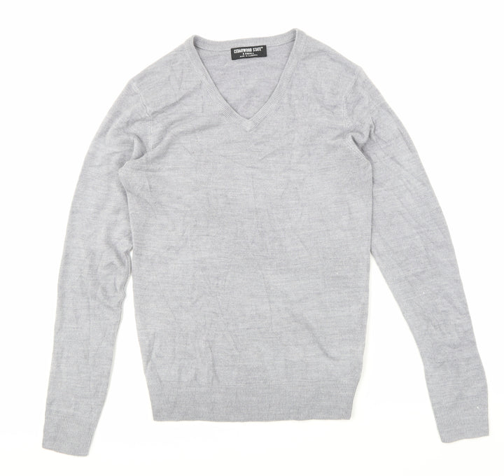 Cedar Wood State Mens Grey   Pullover Sweatshirt Size XS