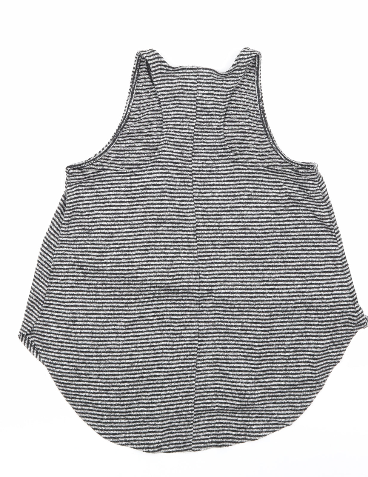 Abercrombie & Fitch Womens Black Striped  Basic T-Shirt Size S