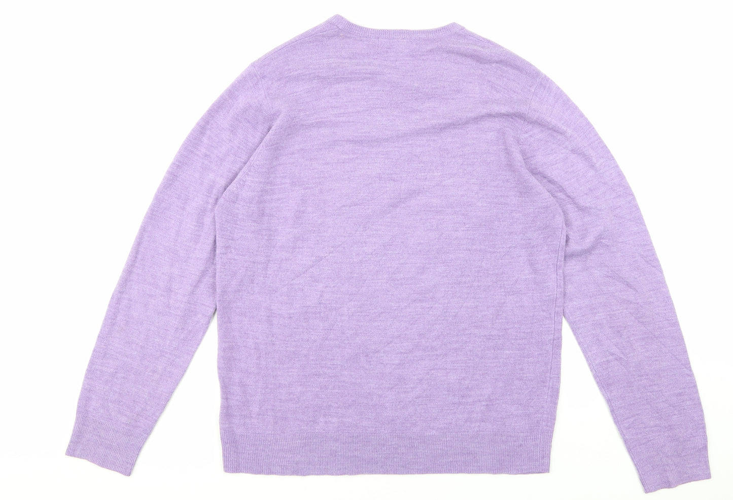 Marks and Spencer Womens Purple   Pullover Jumper Size L