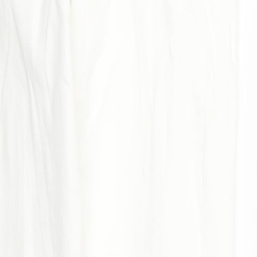 Topshop Womens White   Skinny Jeans Size 28 in L32 in - Ripped distressed Look