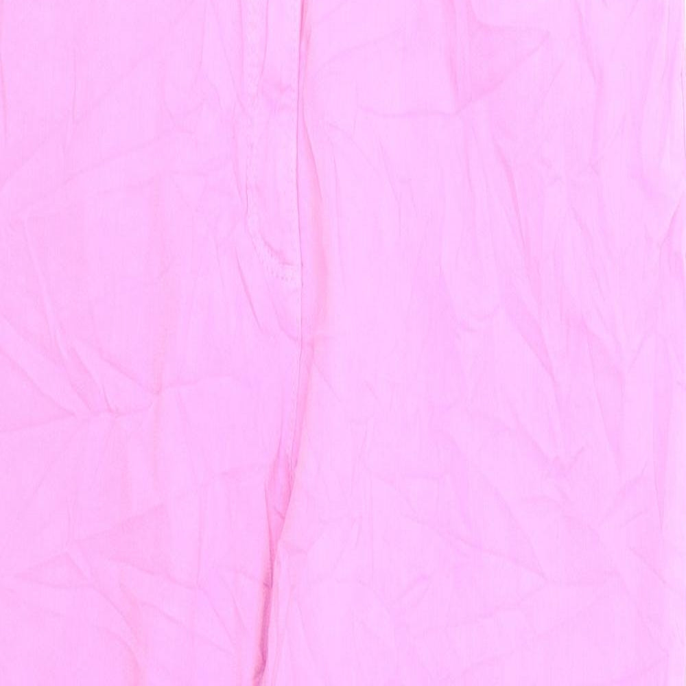 Marks and Spencer Womens Pink   Cropped Jeans Size 16