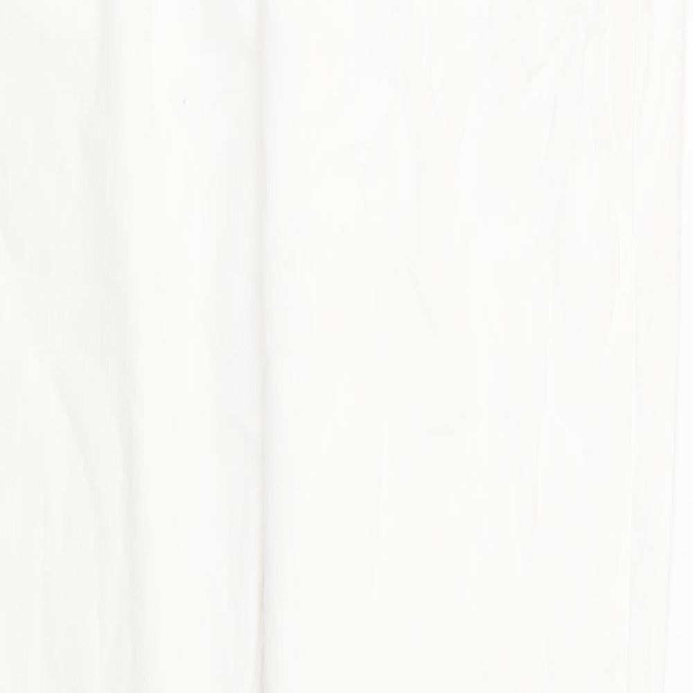 Papaya Womens White  Denim Skinny Jeans Size 14