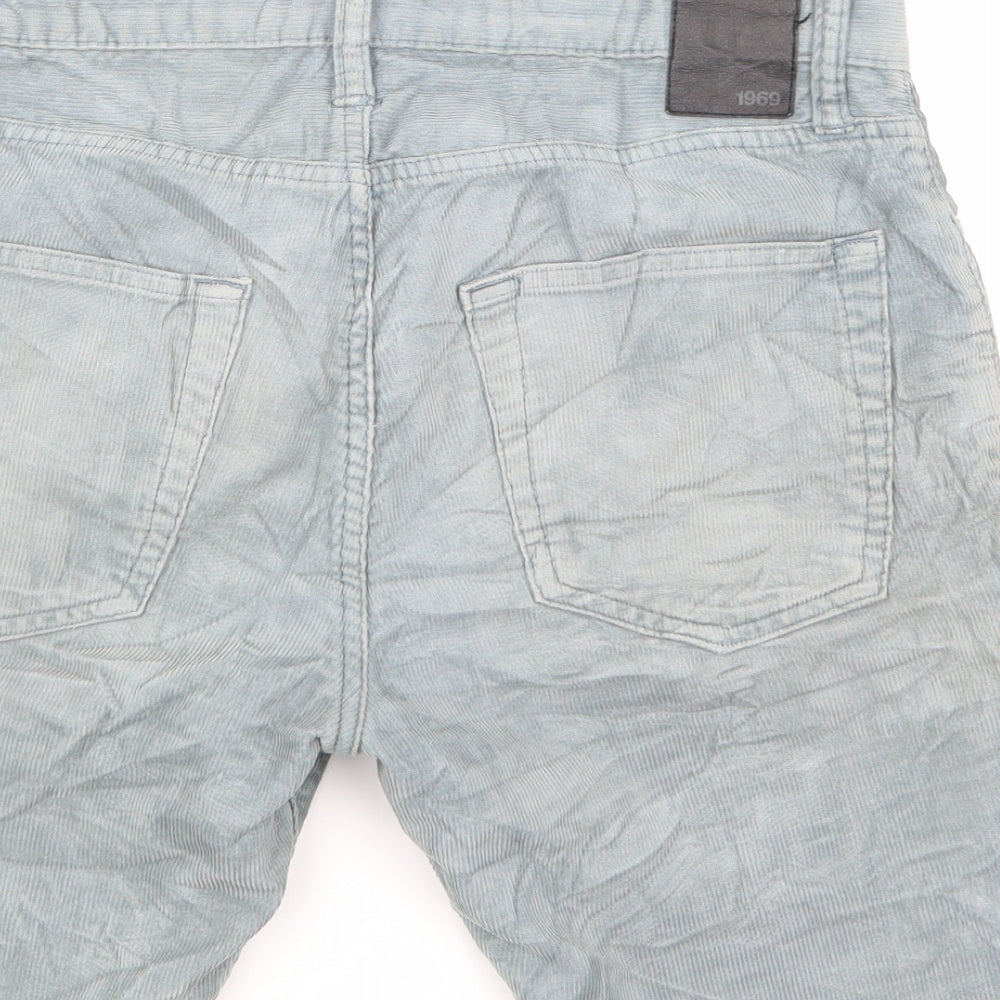 Gap Mens Green  Denim Cargo Shorts Size 30 in