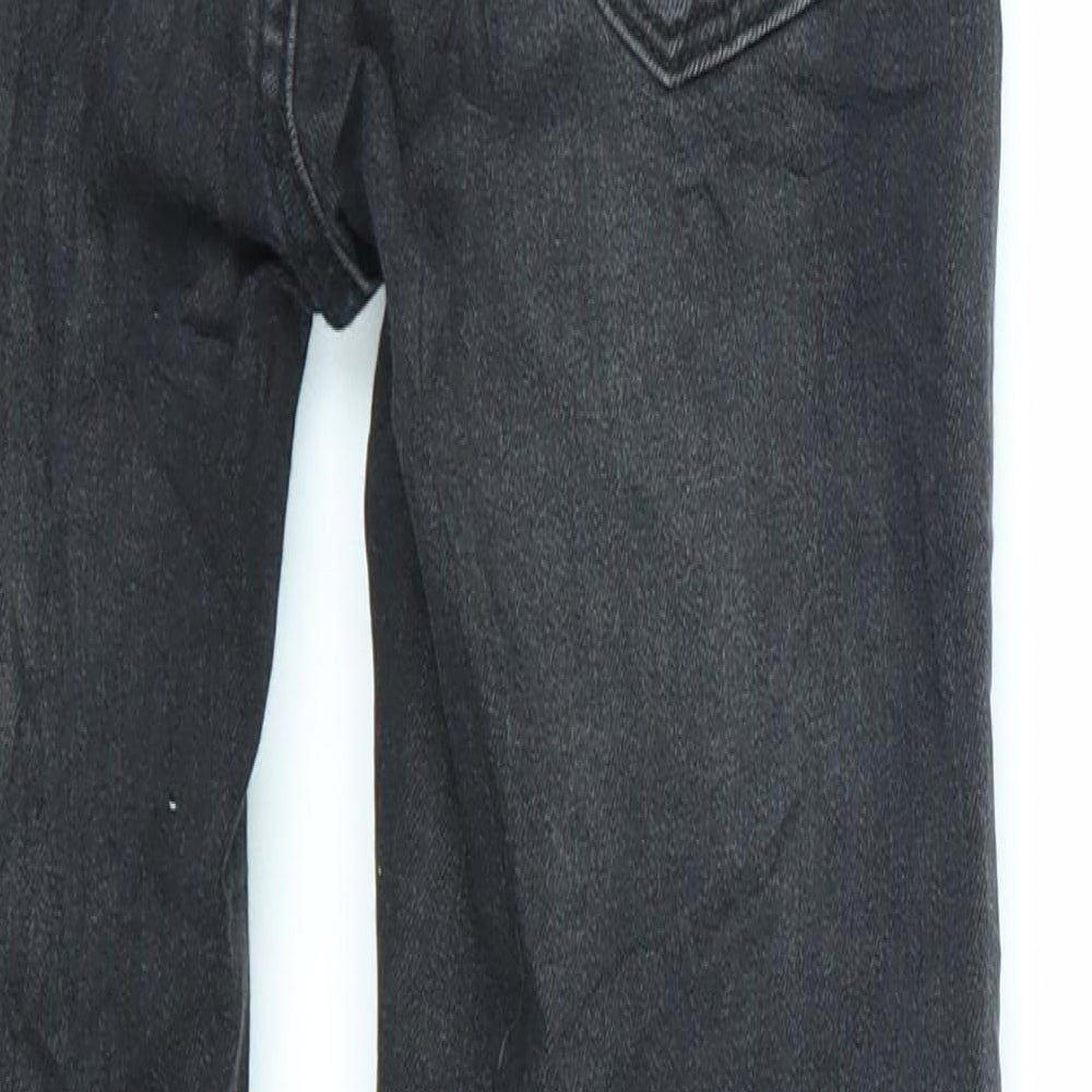 Denim & co Womens Black  Denim Skinny Jeans Size 8  - Ripped distressed Look