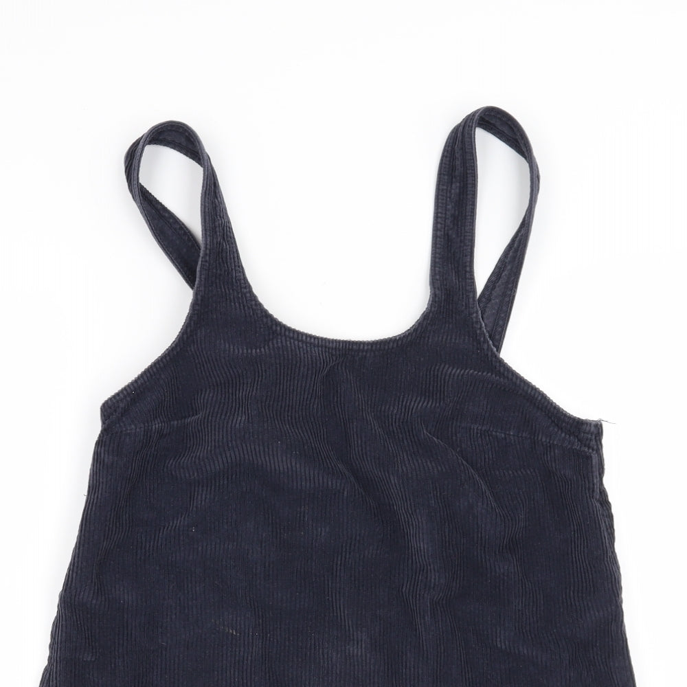 Fat Face Womens Blue   Pinafore/Dungaree Dress  Size 8