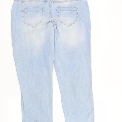 Dorothy Perkins Womens Blue   Straight Jeans Size 8 L24 in