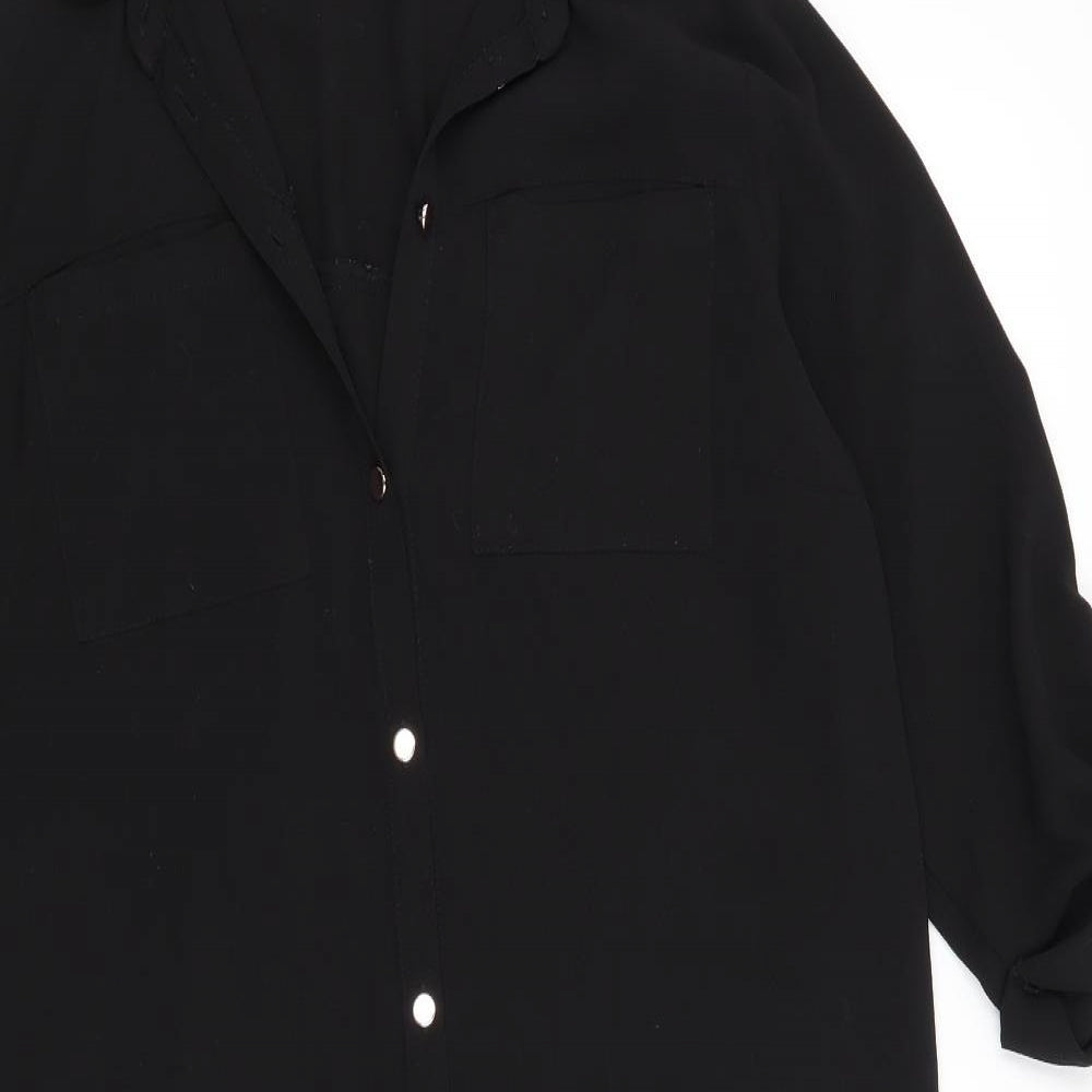 Atmosphere Womens Black   Shirt Dress  Size 12