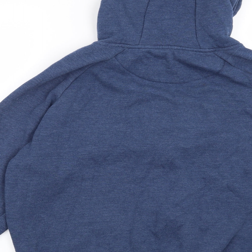 Cedar Wood State Mens Blue   Full Zip Hoodie Size L