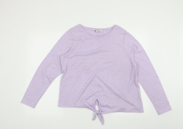 George Womens Purple Pullover Jumper Size 14