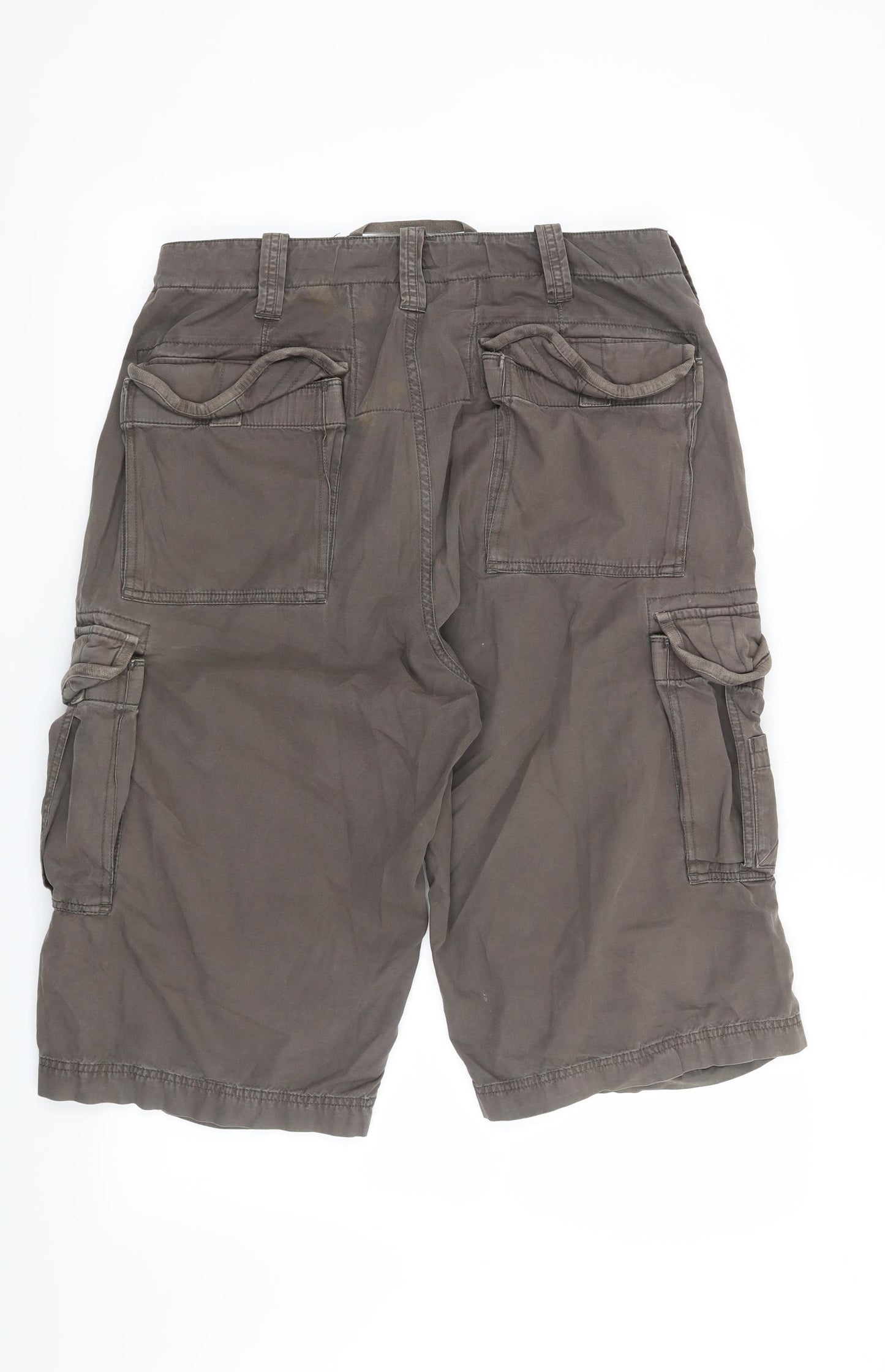 NEXT Mens Brown   Cargo Shorts Size 32 in