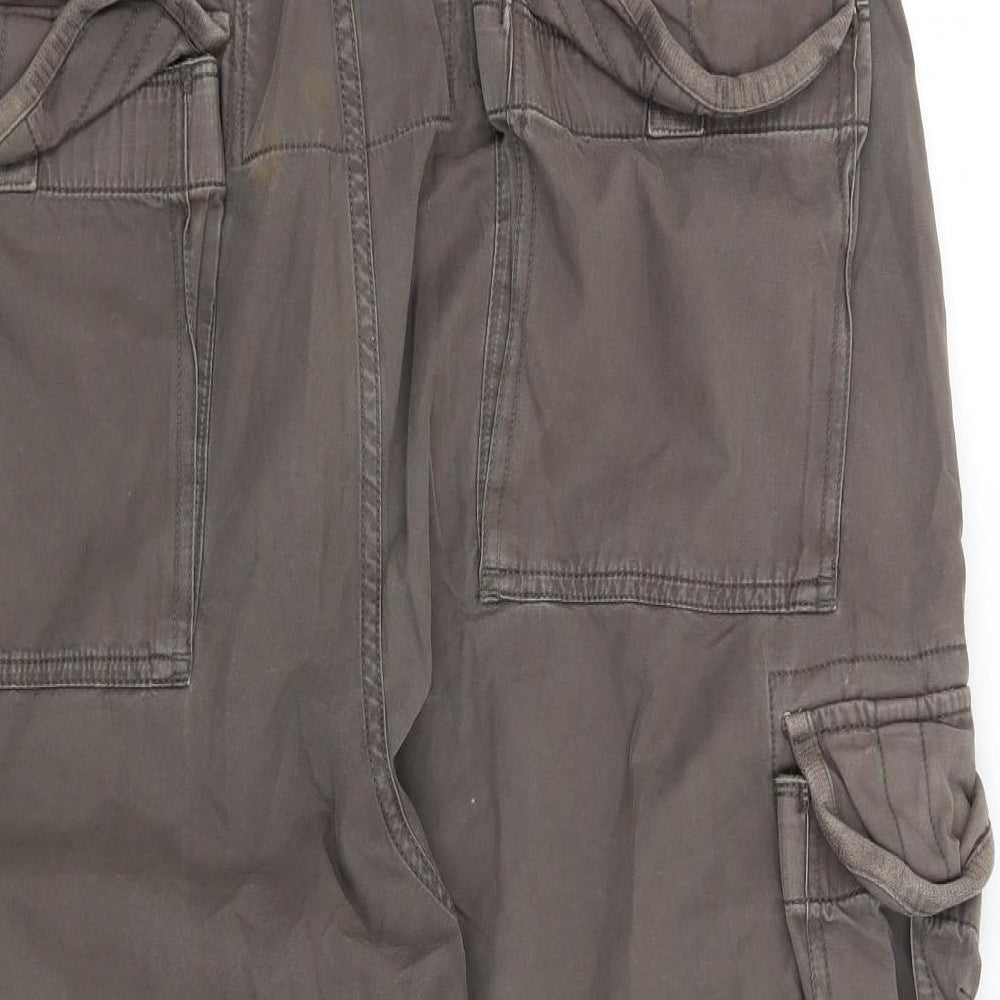 NEXT Mens Brown   Cargo Shorts Size 32 in