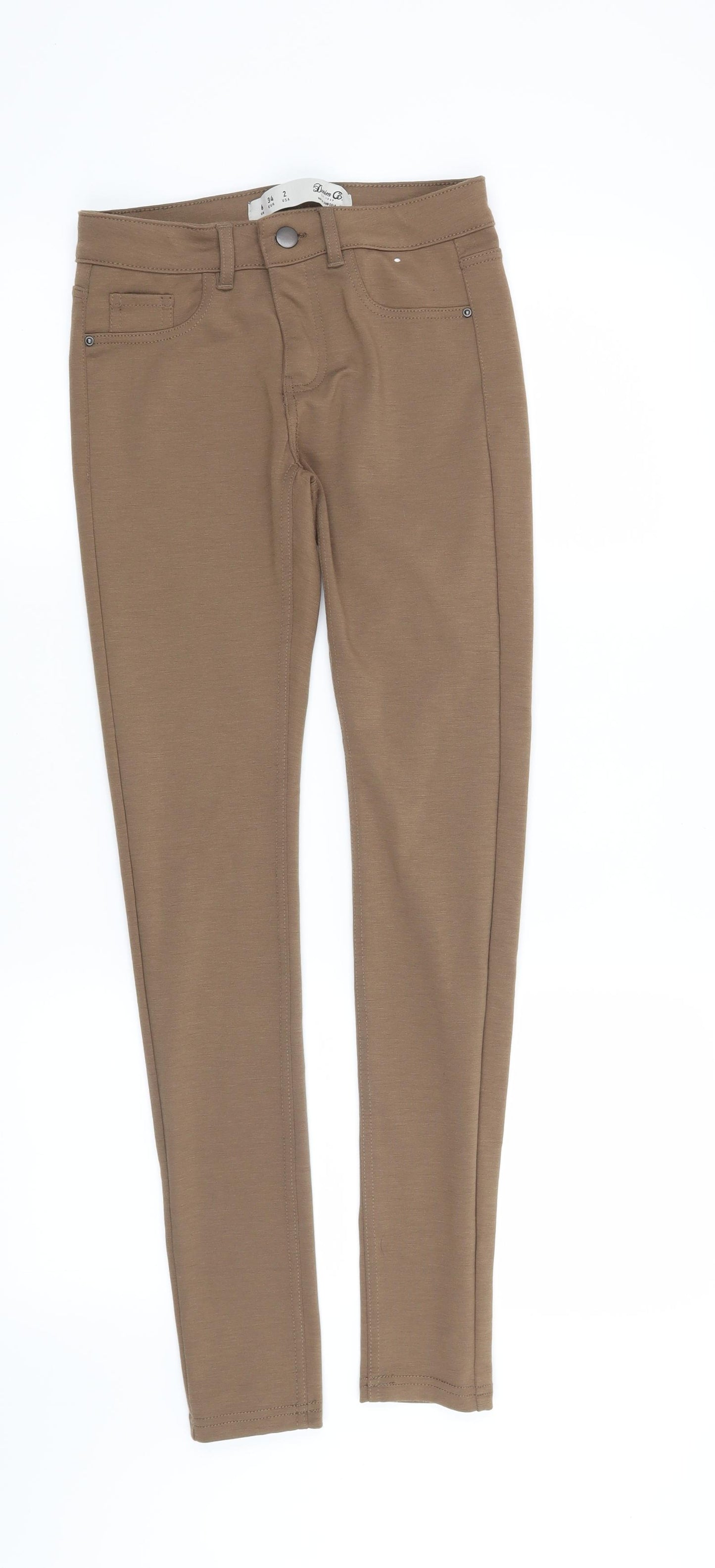 Denim CO Womens Brown   Trousers  Size 16 L29 in